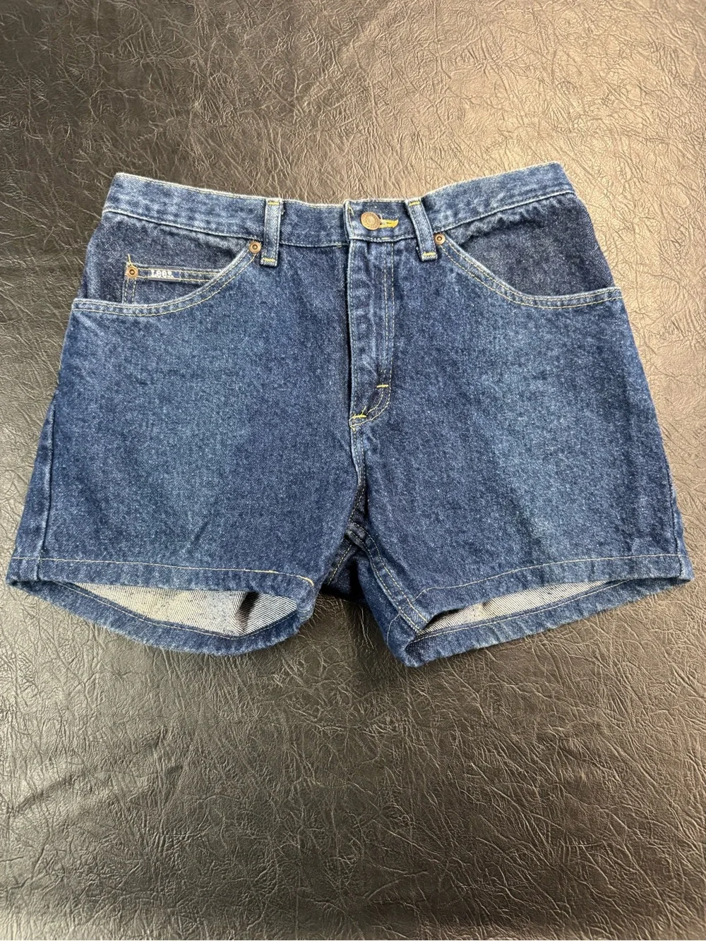 Lee Indigo Denim Cutoff Shorts